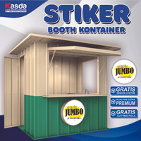 STIKER BOOTH KONTAINER CUSTOM