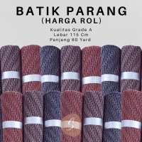 (HARGA PER ROL 60 YARD) KAIN BATIK BSY / BATIK PARANG / BUSANA MUSLIM / MUKENA / JILBAB / HIJAB / GA