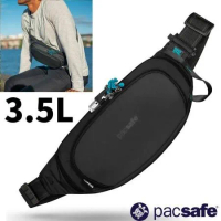 【Pacsafe】ECO 防盜側背胸腰包3.5L/單肩包.斜背包.腰包.臀包.RFID護照包/41104138 黑