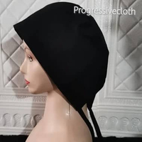 Nurse Cap Kain / Topi Medis / Topi Perawat / Topi OK Hitam
