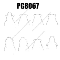 PG8067 Action Figures Movie accessories Building Blocks Bricks toys PG735 PG736 PG737 PG738 PG739 PG740 PG741 PG742