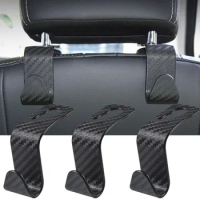4Pcs Car Back Seat Headrest Hook Storage Hanger Organizer For BMW X1 X3 X4 X5 X6 F48 F25 G01 F26 F15 G05 E72 F16 E83 Accessories