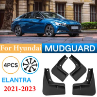 For Hyundai Elantra CN7 2021 2022 2023 Avante i30 Sedan Mud Front Rear Anti-splash Mudguards Fender Car Accessories 4PCS