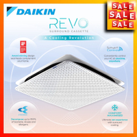 DAIKIN REVO (Premium) Surround Cassette 2HP / 2.5HP / 3HP / 4HP / 4.5HP Non-inverter Air Conditioner