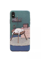 Kings Collection Cute Cartoon Cat iPhone 12 Pro Max Case (KCMCL2280)
