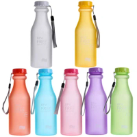 Keelorn Portable 550ml Plastic Sports Water Bottle Container Leak-proof Bike/Outdoor Traveling/Climbing/Camp Bottle High Quality