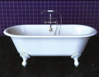 【麗室衛浴】BATHTUB WORLD 高級獨立式鑄鐵浴缸 H-525 1700*780*479mm