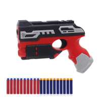 Children's Manual Soft Bullet Gun Suit for Nerf Bullets Toy Pistol Gun Safe EVA Dart Blaster Toy for Kids