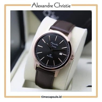 Jam Tangan Pria ALEXANDRE CHRISTIE Original AC 1014 MD Garansi Resmi 1 Tahun BROWN ROSEGOLD