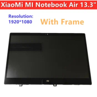 13.3 inch Laptop LCD Screen Display Glass Assembly With Frame For Xiaomi Mi Notebook Air 13