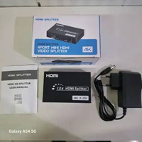 splitter hdmi 4port 4K paralel 4tv hasil gambar tetap hd