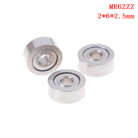 Vòng bi chính xác, MR62ZZ, 10 cái, được che chắn bằng kim loại, kích thước mini, 2x6x2,5mm
