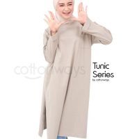 COTTONWAYS | Tunik Kaos Oversize Bahan Cotton Combed 24s