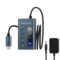 PULWTOP 4 in 1 10Gbps USB C Hub for Laptop, Type C hub Support Data &amp; Charging for iMac, MacBook Pro/Air, iPad, XPS