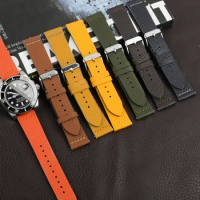 Litchi Pattern Design Watch Band 18mm 19mm 20mm 22mm Genuine Leather Strap Replace Man Woman Watchband Watch Accessories