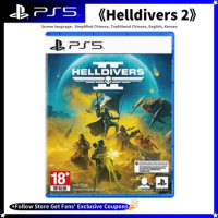 Sony Playstation 5 PS5 Game CD Helldivers 2 100% Official Original Physical Game Card Disc Playstation 5 PS5 Helldivers™ 2