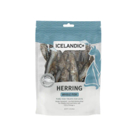 【Icelandic+ 冰島現撈】原肉鯡魚乾 43g-犬貓適用(寵物潔牙海鮮零食 冰島原裝進口)