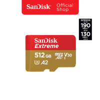 SanDisk EXTREME micro SDXC UHS-I A2 512GB (SDSQXAV-512G-GN6MN) reads 190MB/s writes 130MB/s