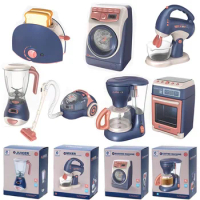 doll house household appliances kitchen toys boys and girls simulation electric washing machine small household appliances set
