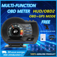 【Malaysia shipping】P6 Car OBD GPS OBD2 Meter OBD Digital Scanner Alarm Speed Gauge Display HUD Wat
