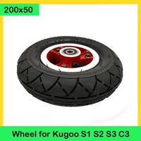 200x50 for KUGOO S1 S2 S3 Folding Electric Scooter Spare Part 8 Inch Pneumatic Tyre Wheels