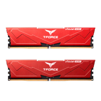 【Team 十銓】T-FORCE VULCAN 火神系列 DDR5-6400 32Gx2_64GB CL34 桌上型超頻記憶體(紅色)