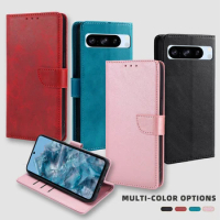Business Leather Phone Case for Google Pixel 8 7 6 Pro 8A 7A 6A 5A 4A 5 XL Flip Cover Magnet Buckle Wallet Case with Card Slots
