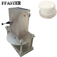 Manual Pizza Dough Press Machine Pizza Dough Flattening Press Dough Roller Sheeter Pressing Machine Pastry Presser