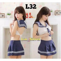 LINGERIE COSPLAY KOSTUM PELAJAR SISWI SERAGAM SEKOLAH JEPANG KOREA