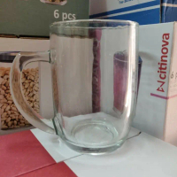 MERIMELMA 420 ml M1551 Gelas Kaca Gagang Gelas Gagang Gelas Beling