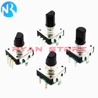5PCS EC12 Rotary Encoder 360 Degree Audio Encoder Coding 5Pin 24 Position With Push Button Switch Handle 11.5MM 14MM 19MM