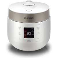 CUCKOO CRP-ST0609F | 6-Cup/1.5-Quart (Uncooked) Twin Pressure Rice Cooker &amp; Warmer | 12 Menu Options: High/Non-Pressure Steam