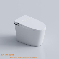 輕智能電動馬桶壹體式即式全自動泡沫語音控製帶水箱陶瓷坐便器