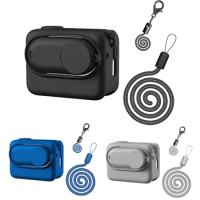 Travel Carrying Case for Insta360 GO3 Silicone Protective Shell Box Mini Storage Bag for Insta360 GO3 Action Camera Accessories