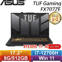 【現折$50 最高回饋3000點】        ASUS華碩 TUF Gaming F17 FX707ZE-0021B12700H 御鐵灰 17.3吋電競筆電