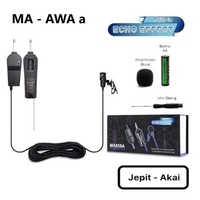Mic Jepit Condenser Clip On Microphone - MIC JACK AKAI / CANON ECHO EFFEC KANCING Murah MA AWA a/b M