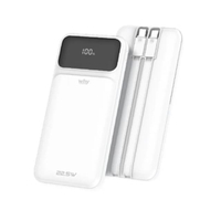 แบตเตอรี่สำรอง10000 mAh รุ่น Wonder (PB-114E) สีขาว
