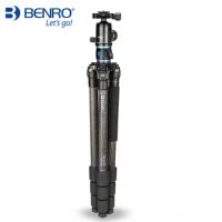 Benro GC258T Tripod Carbon Fiber Tripods Monopod For Camera 4 Section Carrying Bag Max Loading 14kg DHL Free Shipping