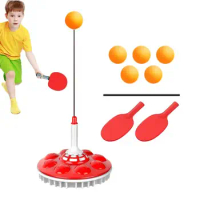 Table Tennis Self-Training Table Tennis Trainer Device Practice Kit Ping Pong Training Equipment With Elastic Soft Shaft
