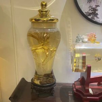 泡酒瓶人蔘鹿茸藥材泡酒家用創意泡酒瓶加厚密封10斤擺件工藝瓶
