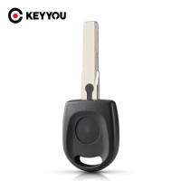 KEYYOU 10pcs For VW Volkswagen Jetta POLO BORA PASSAT HU66 Transponder Car Key Chip Shell Case