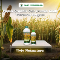Rojo Nusantoro Booster Sorgum | Pupuk Daun Sorgum | Pupuk Organik Cair plus Humic Acid Tanaman Sorgu
