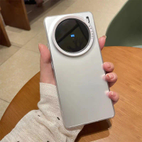 Sarung Keras Akrilik, Warna Perak, untuk Vivo X100 Ultra, X100S Pro, X100Pro, X90Pro, Penutup Telefo