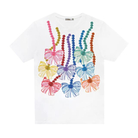 เสื้อยืด ปักลาย รุ่น MOBILE T-SHIRT 6810 สีขาว