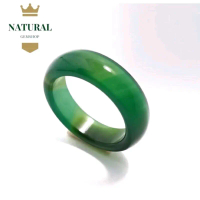 cincin kesehatan giok asli taiwan cincin pria dan wanita Cincin keberuntungan Batu Giok Kesehatan Na