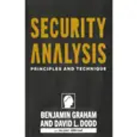 หนังสือ Security Analysis ฉบับภาษาไทย