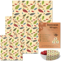 Food Storage Bag Holders Beeswax Wraps For Food 3 Reusable Food Sheets For Fruits And Vegetables 2024 New Food Paper Sheets