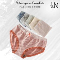 Uniquelooks CD1327 Celana Dalam Wanita Underwear Cewek Polos Fashion Undies Lembut Nyaman Bahan Elas