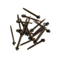 Baut Atap Roofing Baja Ringan 12x70mm Sekrup Spandek Galvalum Seng Warna KUNING Isi 25 50 100 Pcs An