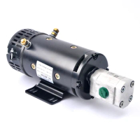 24V 4KW high torque dc electric motor ZD2973H WITH GEAR PUMP